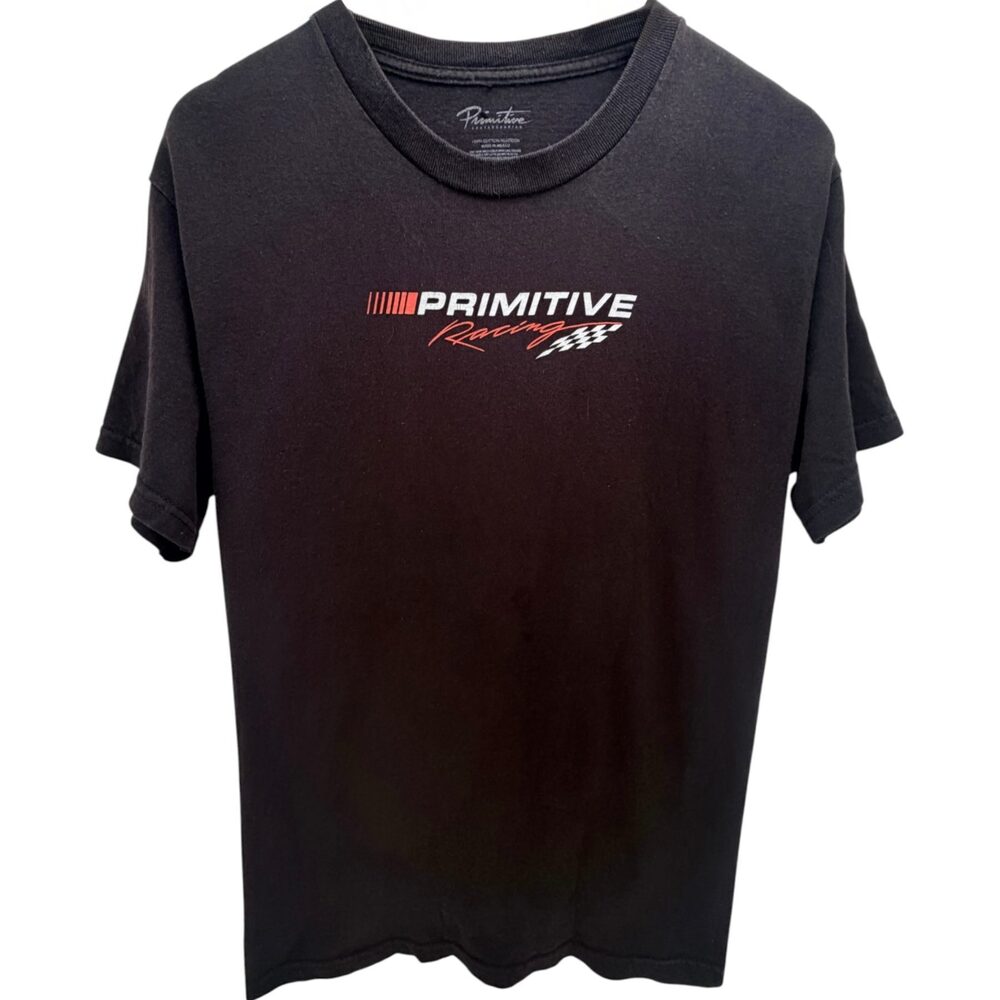 Primitive Black Primitive Racing T-Shirt Cotton Men's Medium